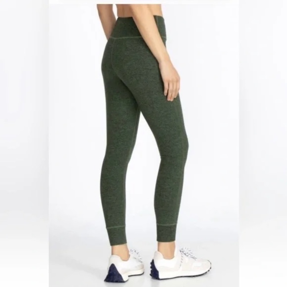 NWOT Johnny Was Calme Ease Space Dye High Waist Leggings Green Size L